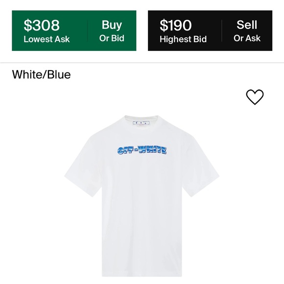 Off White Blue Arrow Shirt - Picture 2 of 4